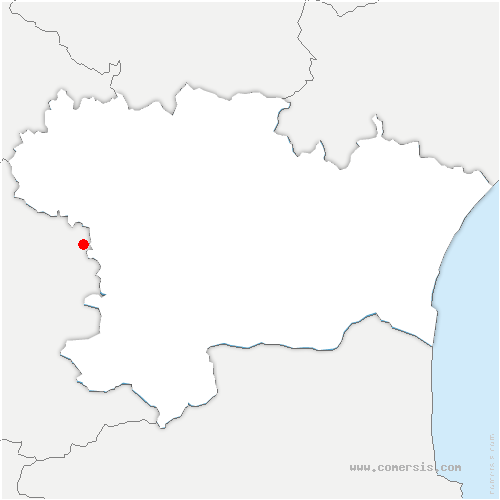 carte de localisation de Boulogne-sur-Gesse