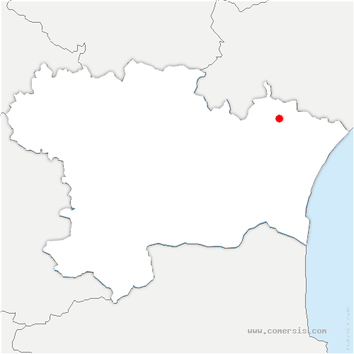 carte de localisation de Caragoudes