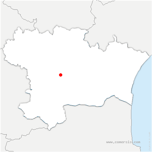 carte de localisation de Castelnau-Picampeau