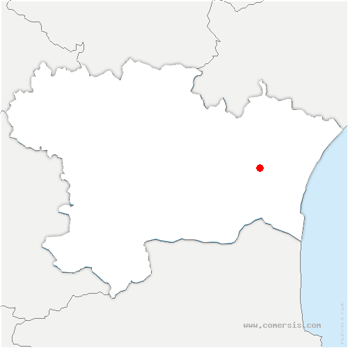 carte de localisation de Dreuilhe