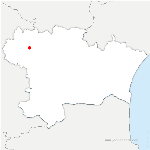 carte de localisation de Fendeille