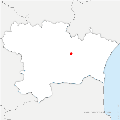 carte de localisation de Lagrasse