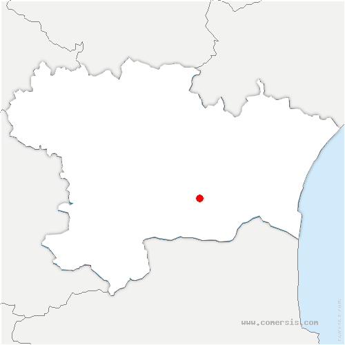 carte de localisation de Laroque-de-Fa