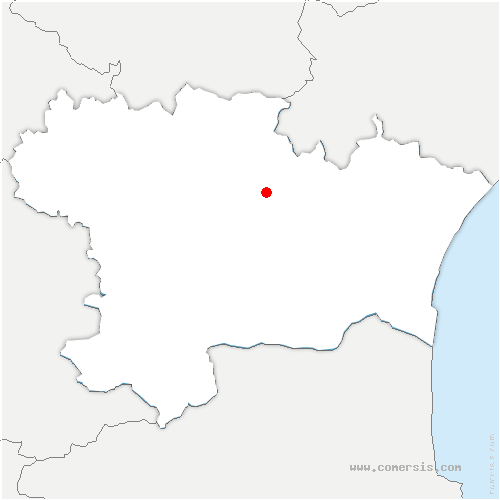 carte de localisation de Lherm