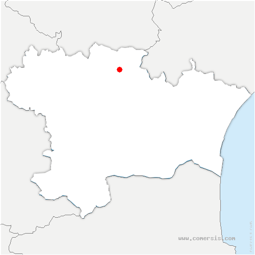 carte de localisation de Limousis
