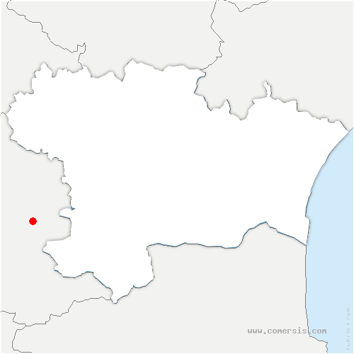carte de localisation de la Livinière