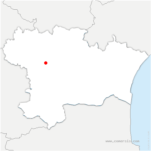 carte de localisation de Martisserre