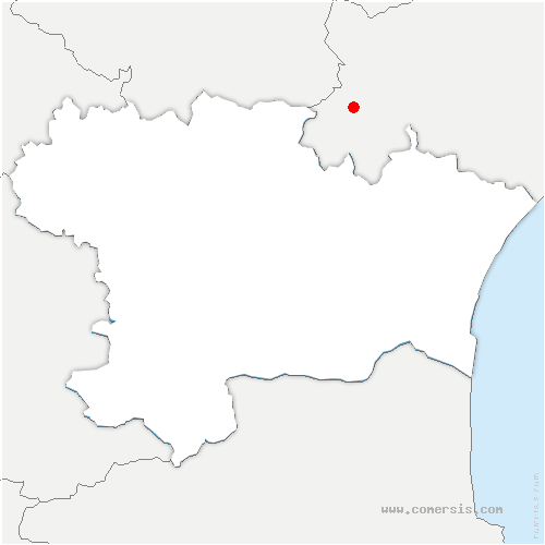 carte de localisation de Mazères