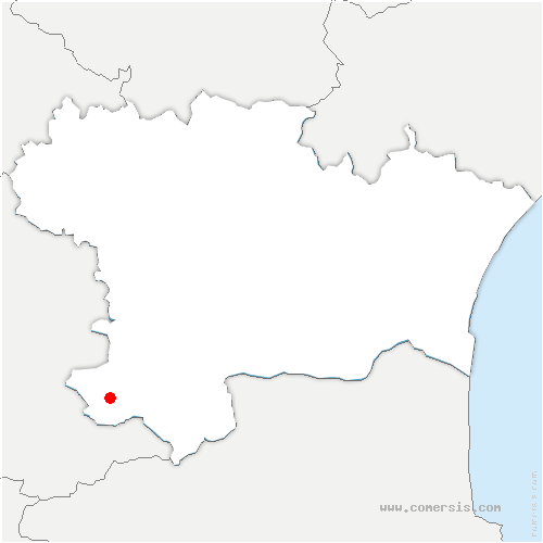 carte de localisation de Mérial