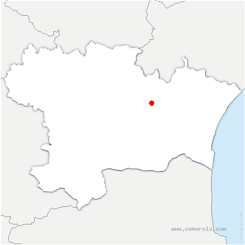 carte de localisation de Miremont