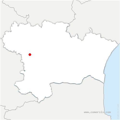 carte de localisation de Montesquieu-Guittaut