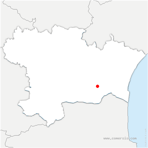 carte de localisation de Montferrier