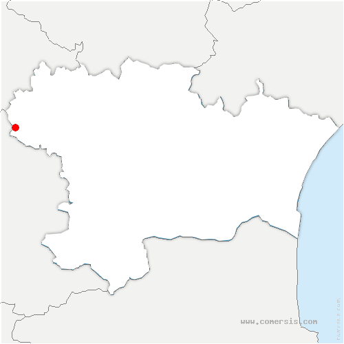 carte de localisation de Montgaillard