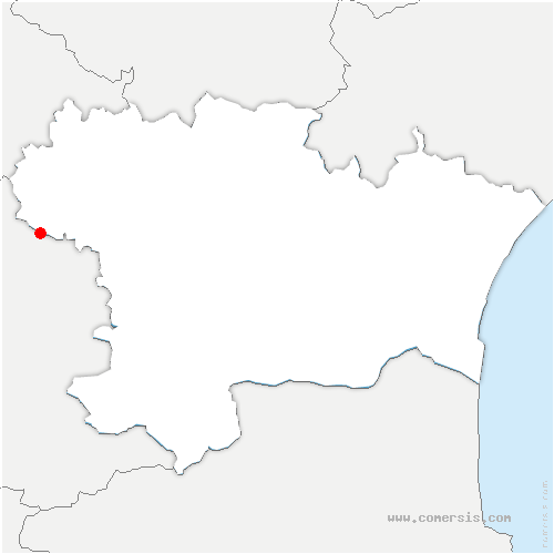 carte de localisation de Plaigne