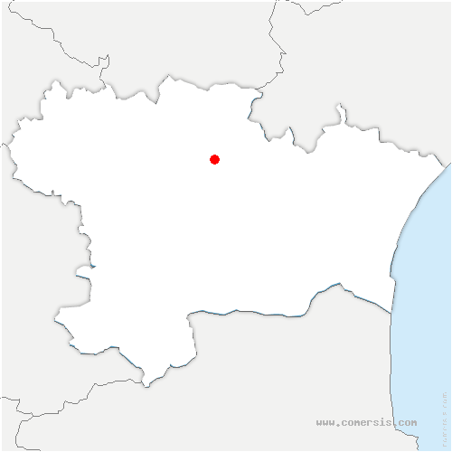 carte de localisation de Rabouillet