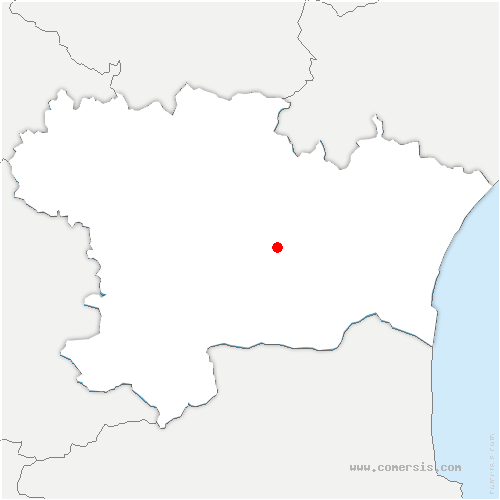 carte de localisation de Rieux-en-Val
