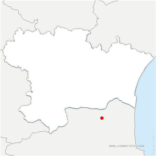 carte de localisation de Saint-Amans-Valtoret