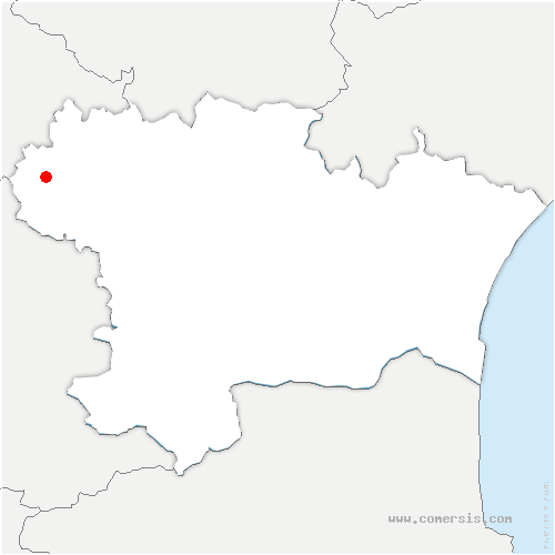 carte de localisation de Sainte-Camelle