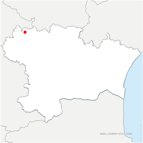 carte de localisation de Tréville
