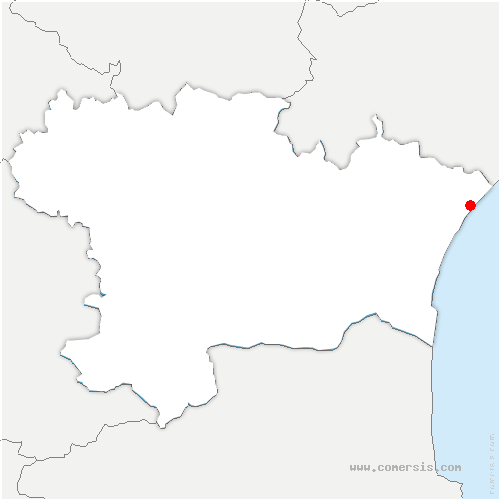 carte de localisation de Vaudreuille