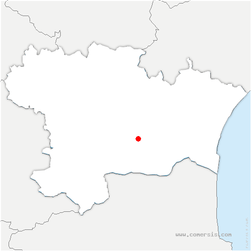 carte de localisation de Vignevieille