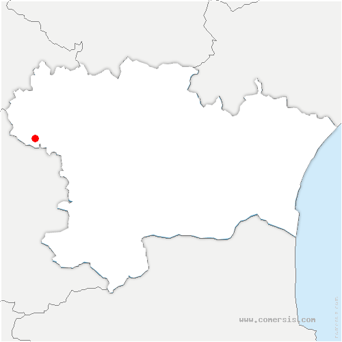 carte de localisation de Villautou