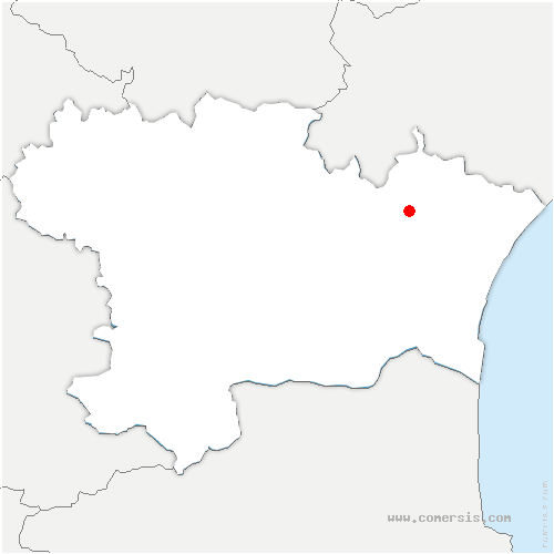 carte de localisation de Villedaigne