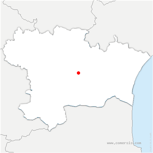 carte de localisation de Villetritouls