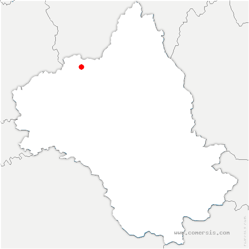carte de localisation de Almont-les-Junies