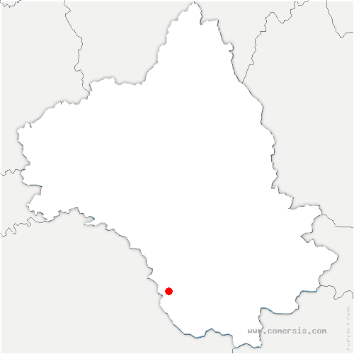 carte de localisation de Balaguier-sur-Rance