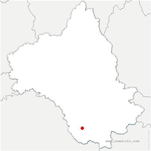 carte de localisation de Belmont-sur-Rance