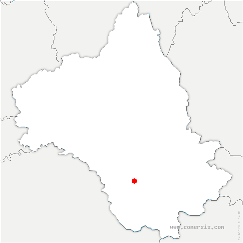 carte de localisation de Broquiès