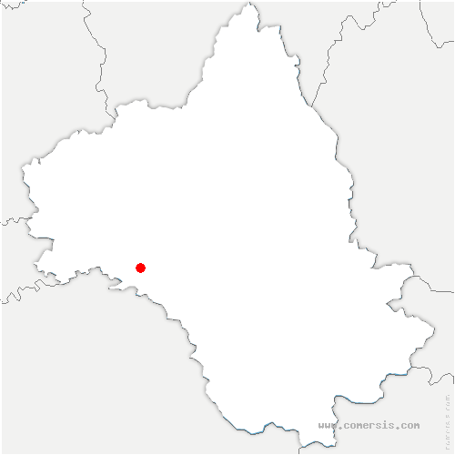 carte de localisation de Cabanès