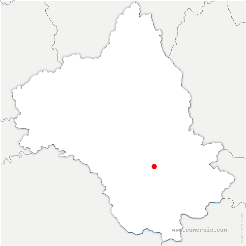 carte de localisation de Calvignac