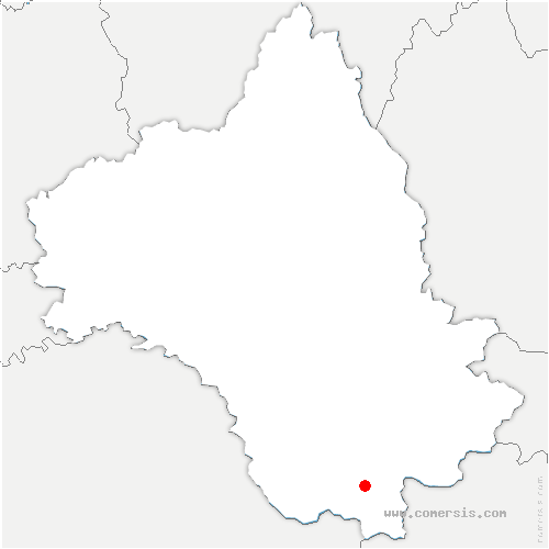 carte de localisation de Camarès