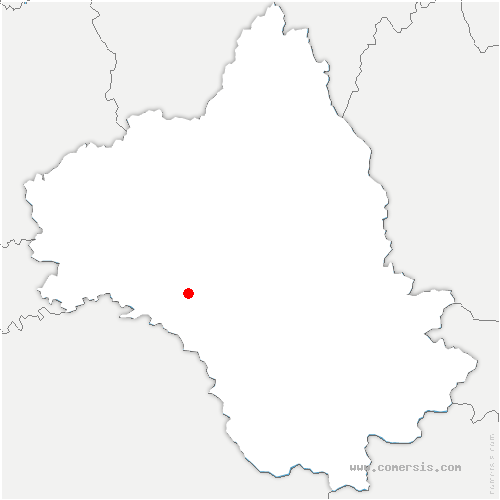 carte de localisation de Camjac