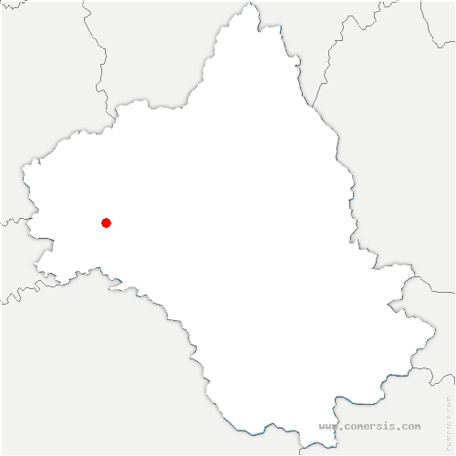 carte de localisation de la Capelle-Bleys