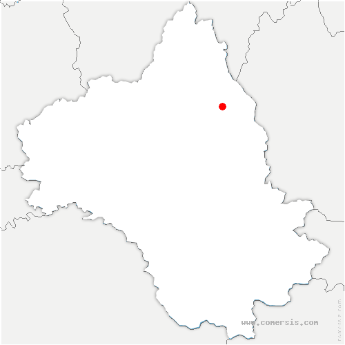 carte de localisation de Castelnau-de-Mandailles