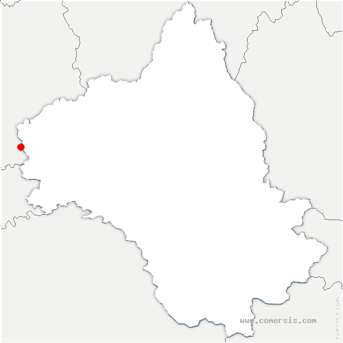 carte de localisation de Causse-Bégon