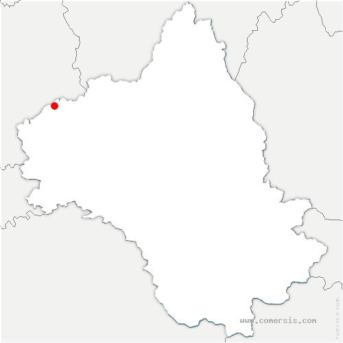 carte de localisation de Causse-et-Diège