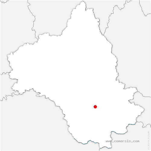 carte de localisation de Cénevières