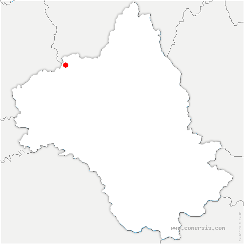 carte de localisation de Flagnac