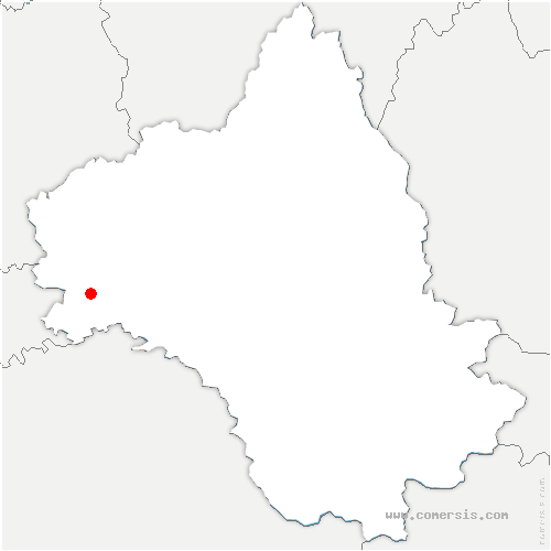 carte de localisation de Fouillade