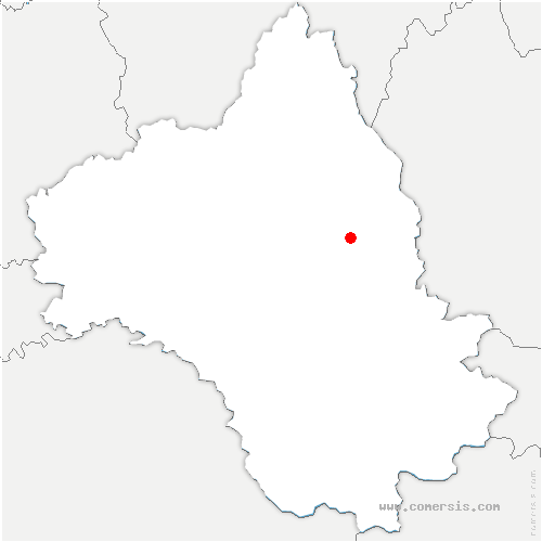 carte de localisation de Gaillac-d'Aveyron