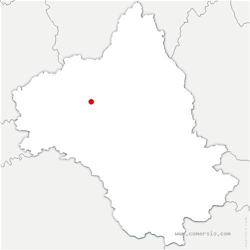 carte de localisation de Goutrens