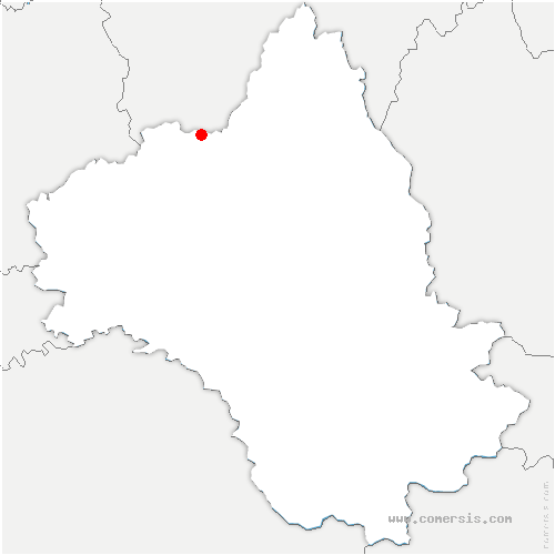 carte de localisation de Grand-Vabre