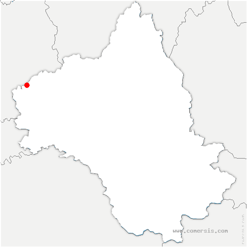 carte de localisation de Lanuéjols