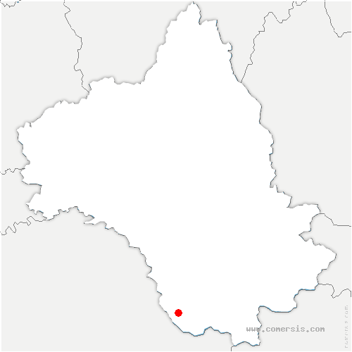 carte de localisation de Laval-Roquecezière