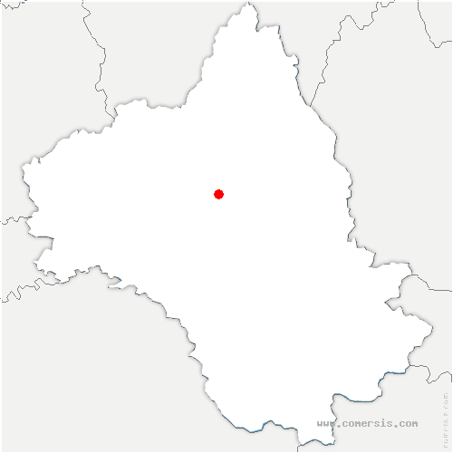 carte de localisation de Loubière