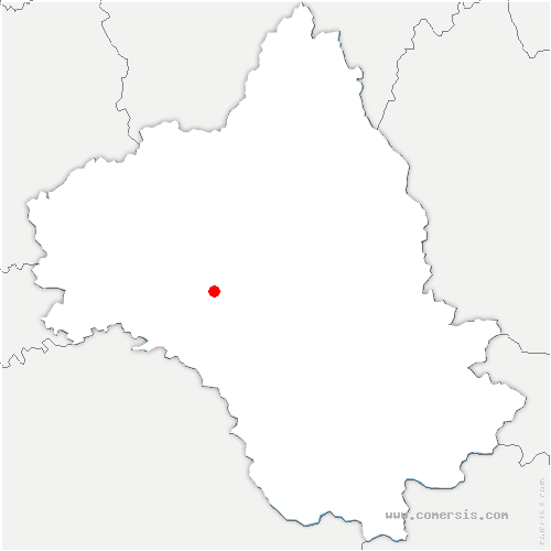 carte de localisation de Manhac